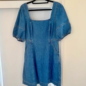 Madewell Blue Denim Mini Dress
